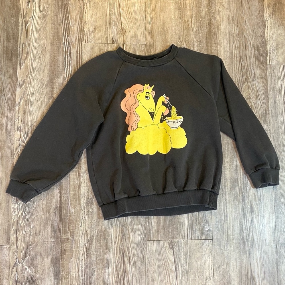 Mini Rodini Unicorn Noodles Sweatshirt